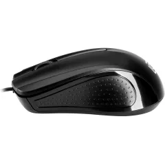 Мышь Оклик 225M черный оптическая 1200dpi USB для ноутбука 3but (997791)