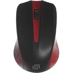 Мышь Оклик 485MW черный/красный оптическая 1600dpi беспров. USB для ноутбука 3but (997828)