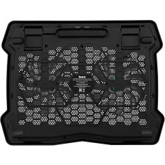 Подставка для ноутбука Buro BU-LCP150-B213 15"335x265x22мм 74.35дБ 1xUSB 2x 140ммFAN 480г металлическая сетка/пластик черный