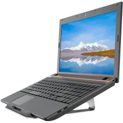 Подставка для ноутбука Cactus CS-NB-AL 15.4" 235x235 серебристый