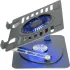 Подставка для ноутбука Digma D-NCP170-1xRGB110-360 17" 240x230x50мм 28дБ 2xUSB 1x 110ммFAN 940г Fan-control алюминий серый