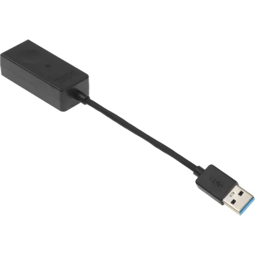 Адаптер Lenovo ThinkPad 4X90S91830 черный USB3.0 to Ethernet Adapter