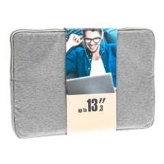 Чехол для ноутбука 13.3" Riva 7703 серый полиэстер (7703 GREY)