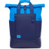 Рюкзак для ноутбука 15.6" Riva 5321 синий полиуретан женский дизайн (5321 BLUE)
