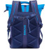 Рюкзак для ноутбука 15.6" Riva 5321 синий полиуретан женский дизайн (5321 BLUE)