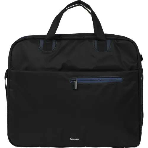 Сумка для ноутбука 15.6" Hama Sydney черный/синий полиэстер (00216519)