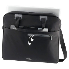 Сумка для ноутбука 15.6" Hama Sydney черный/черный полиэстер (00216520)