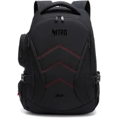 Рюкзак для ноутбука 15.6" Acer Nitro OBG313 черный/красный полиэстер (ZL.BAGEE.00G)