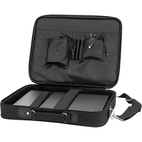 Сумка для ноутбука 15.6" Digma HC-211 черный/красный полиэстер (HC211BKR)