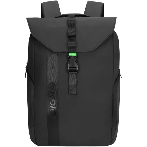 Рюкзак для ноутбука 15.6" Digma Lifestyle L1 черный полиэстер (DGBP15L1BK)