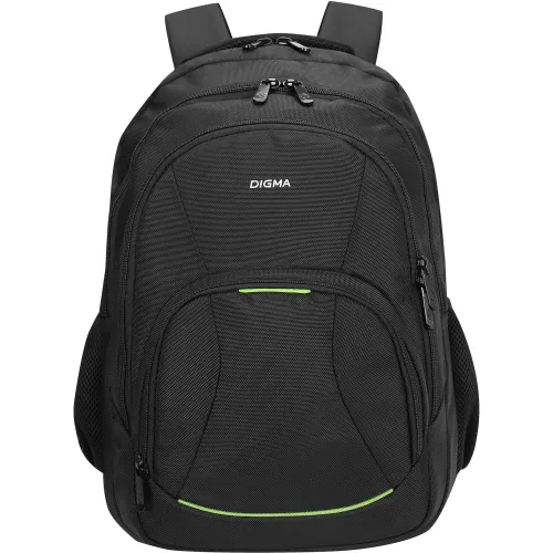 Рюкзак для ноутбука 15.6" Digma Stash S1 черный полиэстер (DGBP15S1BK)