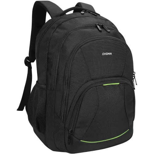 Рюкзак для ноутбука 15.6" Digma Stash S1 черный полиэстер (DGBP15S1BK)