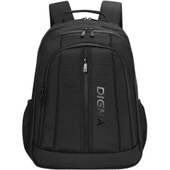 Рюкзак для ноутбука 15.6" Digma Stash S2 черный полиэстер (DGBP15S2BK)