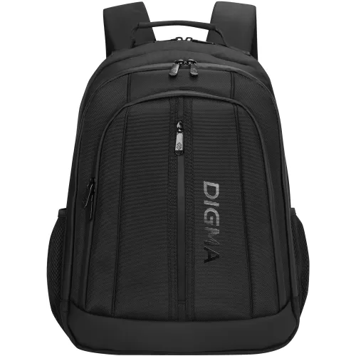 Рюкзак для ноутбука 15.6" Digma Stash S2 черный полиэстер (DGBP15S2BK)