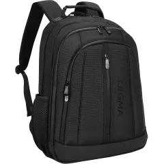 Рюкзак для ноутбука 15.6" Digma Stash S2 черный полиэстер (DGBP15S2BK)