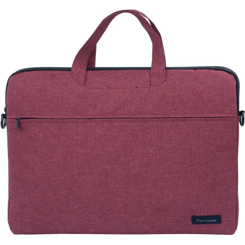 Сумка для ноутбука 15.6" Portcase KCB-165 Bordo бордовый нейлон/полиэстер