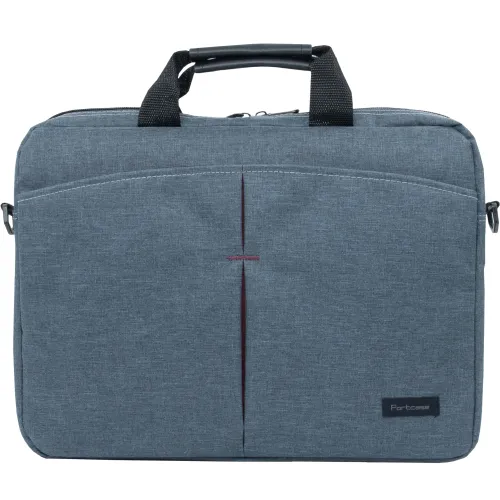 Сумка для ноутбука 15.6" Portcase KCB-162 серый нейлон/полиэстер (KCB-162 GREY)