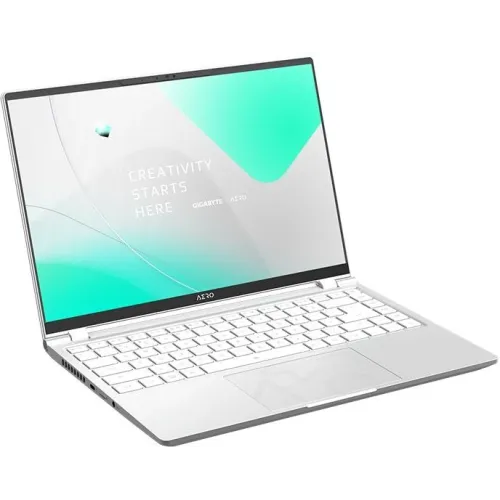 Ноутбук Gigabyte Aero 14 Core i7 13700H 16Gb SSD1Tb NVIDIA GeForce RTX4050 6Gb 14" OLED QHD+ (2880x1800) без ОС silver WiFi BT Cam (BMF-72KZBB4SD)