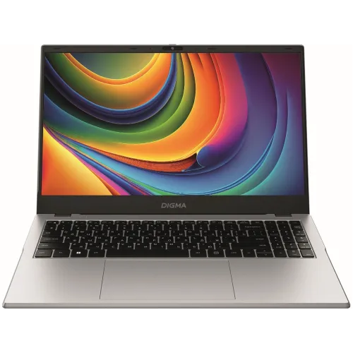 Ноутбук Digma EVE P5852 N-series N200 8Gb SSD256Gb Intel UHD Graphics 15.6" IPS FHD (1920x1080) Windows 11 Pro silver WiFi BT Cam 5900mAh (DN15N2-8CXW01)