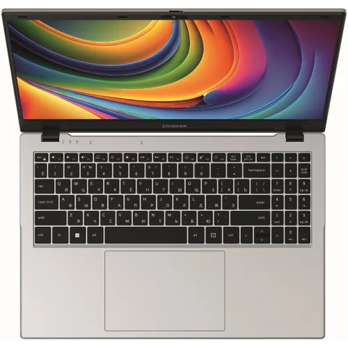 Ноутбук Digma EVE P5852 N-series N200 8Gb SSD256Gb Intel UHD Graphics 15.6" IPS FHD (1920x1080) Windows 11 Pro silver WiFi BT Cam 5900mAh (DN15N2-8CXW01)