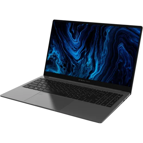 Ноутбук Digma Pro Sprint N Ryzen 5 5500U 16Gb SSD512Gb AMD Radeon Graphics 15.6" IPS FHD (1920x1080) Windows 11 Pro dk.grey WiFi BT Cam 4700mAh (DN15R5-ADXW05)
