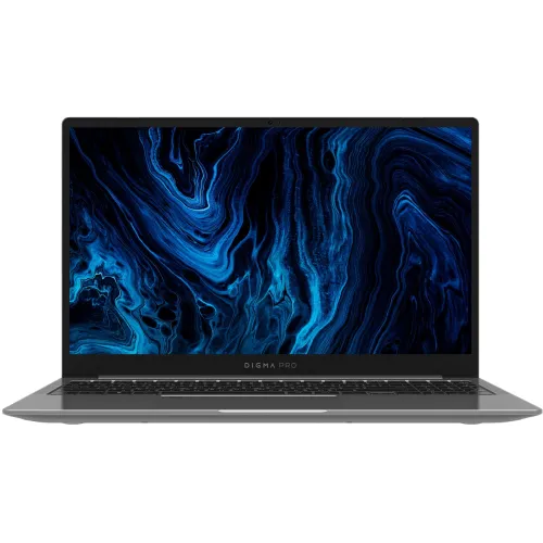 Ноутбук Digma Pro Sprint N Ryzen 5 5500U 16Gb SSD512Gb AMD Radeon Graphics 15.6" IPS FHD (1920x1080) Windows 11 Pro dk.grey WiFi BT Cam 4700mAh (DN15R5-ADXW05)