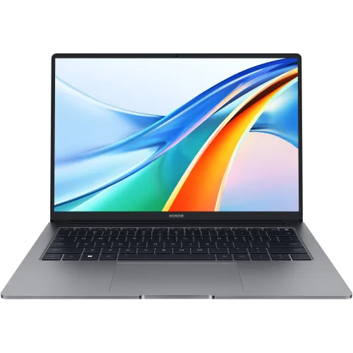 Ноутбук Honor MagicBook X14 Pro FRI-G58 Core i5 13420H 8Gb SSD512Gb Intel UHD Graphics 14" IPS FHD+ (1920x1200) Windows 11 Home grey WiFi BT Cam (5301AHQK)