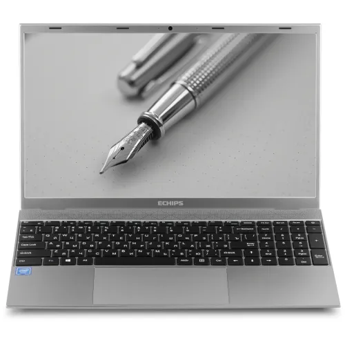 Ноутбук Echips Envy NB156A Celeron N5095 8Gb SSD240Gb Intel UHD Graphics 15.6" IPS FHD (1920x1080) Windows 11 Home grey WiFi BT Cam 4500mAh