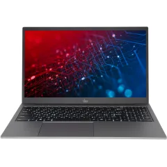 Ноутбук IRU Planio 15INP N-series N100 8Gb SSD256Gb Intel UHD Graphics 15.6" IPS FHD (1920x1080) Windows 11 Pro Multi Language 64 grey WiFi BT Cam 5000mAh (2023736)