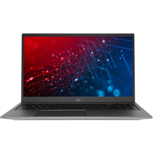Ноутбук IRU Planio 15INP N-series N100 8Gb SSD256Gb Intel UHD Graphics 15.6" IPS FHD (1920x1080) FreeDOS grey WiFi BT Cam 5000mAh (2023738)