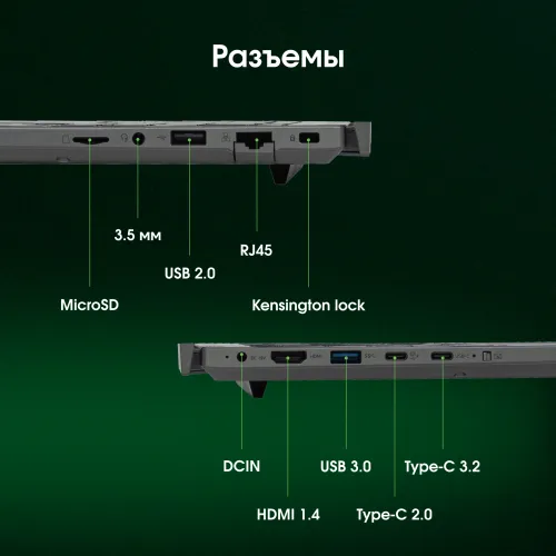 Ноутбук Digma Pro Fortis M Core i5 1334U 16Gb SSD512Gb Intel Iris Xe graphics 15.6" IPS FHD (1920x1080) Windows 11 Pro grey WiFi BT Cam 4250mAh (DN15P5-ADXW06)