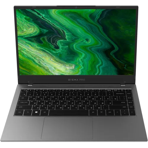 Ноутбук Digma Pro Fortis M Ryzen 5 7430U 16Gb SSD512Gb AMD Radeon Graphics 14.1" IPS FHD (1920x1080) Windows 11 Pro grey WiFi BT Cam 4250mAh (DN14R5-ADXW01)