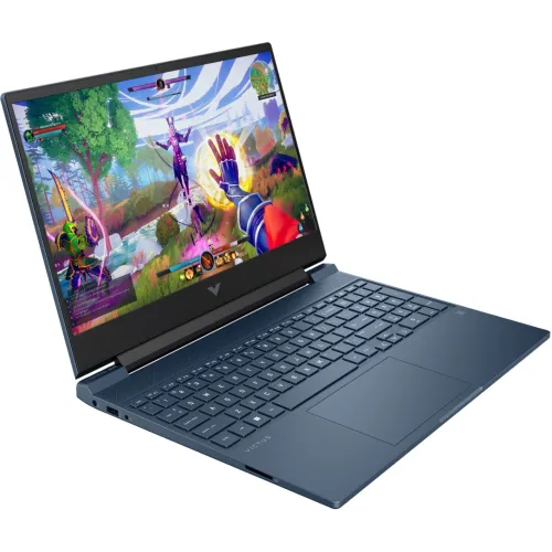 Ноутбук HP Victus 15-fb2031ci Ryzen 7 8845HS 16Gb SSD512Gb NVIDIA GeForce RTX4060 8Gb 15.6" IPS FHD (1920x1080) FreeDOS blue WiFi BT Cam (A74LLEA)