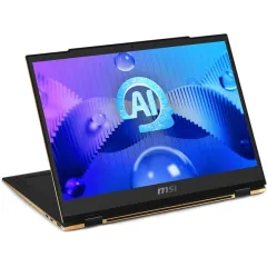 Ноутбук MSI Summit E13 AI Evo A1MTG-001US Core Ultra 7 155H 16Gb SSD1Tb Intel Arc 13.3" IPS Touch FHD+ (1920x1200) Windows 11 Home Multi Language black WiFi BT Cam (9S7-13P411-001)