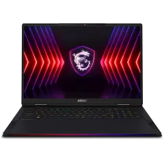 Ноутбук MSI Raider A18 HX A9WJG-216RU Ryzen 9 9955HX3D 64Gb SSD2Tb NVIDIA GeForce RTX 5090 24Gb 18" IPS UHD+ (3840x2400) Windows 11 Home black WiFi BT Cam (9S7-182L72-216)