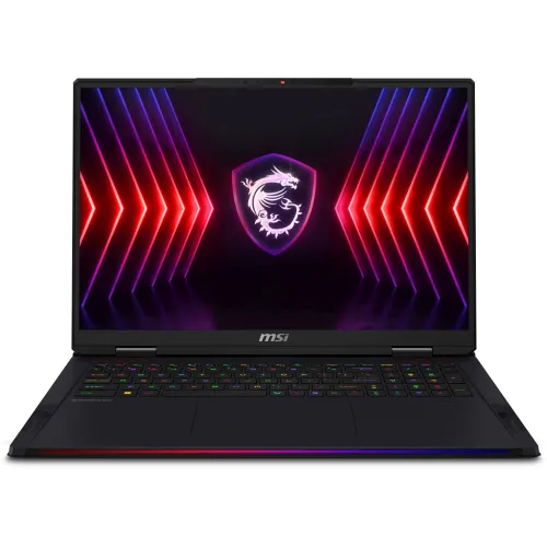 Ноутбук MSI Raider A18 HX A9WJG-216RU Ryzen 9 9955HX3D 64Gb SSD2Tb NVIDIA GeForce RTX 5090 24Gb 18" IPS UHD+ (3840x2400) Windows 11 Home black WiFi BT Cam (9S7-182L72-216)
