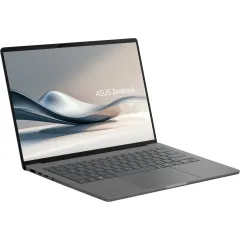 Ноутбук Asus Zenbook 14 UX3407QA-QD267W Snapdragon X X1-26-100 16Gb SSD512Gb Qualcomm Adreno 14" OLED WUXGA (1920x1200) Windows 11 Home grey WiFi BT Cam Bag (90NB1502-M00DN0)