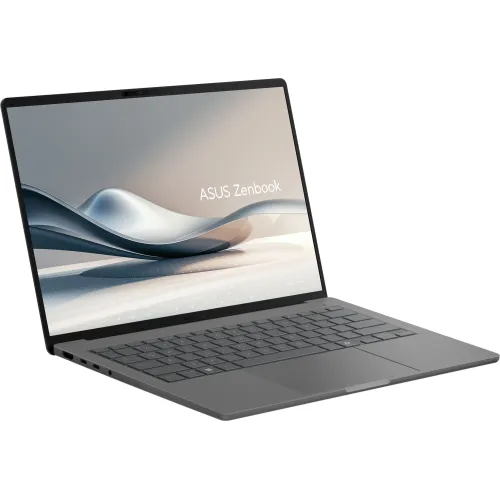 Ноутбук Asus Zenbook 14 UX3407QA-QD267W Snapdragon X X1-26-100 16Gb SSD512Gb Qualcomm Adreno 14" OLED WUXGA (1920x1200) Windows 11 Home grey WiFi BT Cam Bag (90NB1502-M00DN0)