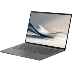 Ноутбук Asus Zenbook 14 UX3407QA-QD267W Snapdragon X X1-26-100 16Gb SSD512Gb Qualcomm Adreno 14" OLED WUXGA (1920x1200) Windows 11 Home grey WiFi BT Cam Bag (90NB1502-M00DN0)