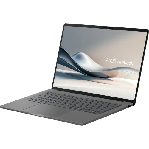 Ноутбук Asus Zenbook 14 UX3407QA-QD267W Snapdragon X X1-26-100 16Gb SSD512Gb Qualcomm Adreno 14" OLED WUXGA (1920x1200) Windows 11 Home grey WiFi BT Cam Bag (90NB1502-M00DN0)