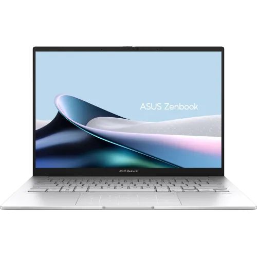 Ноутбук Asus Zenbook 14 UX3405CA-PP477 Core Ultra 9 285H 32Gb SSD512Gb Intel Arc 140T 14" OLED 3K (2880x1800) без ОС silver WiFi BT Cam Bag (90NB14W2-M00N00)
