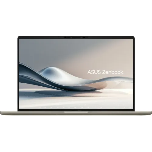 Ноутбук Asus Zenbook 14 UX3407QA-QD197W Snapdragon X X1-26-100 16Gb SSD512Gb Qualcomm Adreno 14" OLED WUXGA (1920x1200) Windows 11 Home beige WiFi BT Cam (90NB1501-M00850)