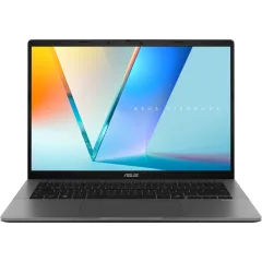 Ноутбук Asus VivoBook S14 S3407QA-SF044W Snapdragon X X1-26-100 16Gb SSD1Tb Qualcomm Adreno 14" OLED FHD+ (1920x1200) Windows 11 Home grey WiFi BT Cam (90NB16B2-M004B0)