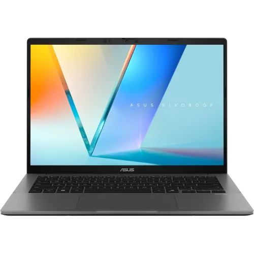 Ноутбук Asus VivoBook S14 S3407QA-SF044W Snapdragon X X1-26-100 16Gb SSD1Tb Qualcomm Adreno 14" OLED FHD+ (1920x1200) Windows 11 Home grey WiFi BT Cam (90NB16B2-M004B0)