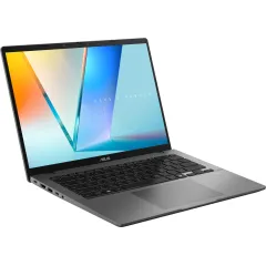 Ноутбук Asus VivoBook S14 S3407QA-SF044W Snapdragon X X1-26-100 16Gb SSD1Tb Qualcomm Adreno 14" OLED FHD+ (1920x1200) Windows 11 Home grey WiFi BT Cam (90NB16B2-M004B0)