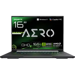 Ноутбук Gigabyte Aero X16 1WH Ryzen AI 7 350 32Gb SSD1Tb NVIDIA GeForce RTX 5070 8Gb 16" IPS QHD+ (2560x1600) Windows 11 Home silver WiFi BT Cam (1WH93KZC64DH)