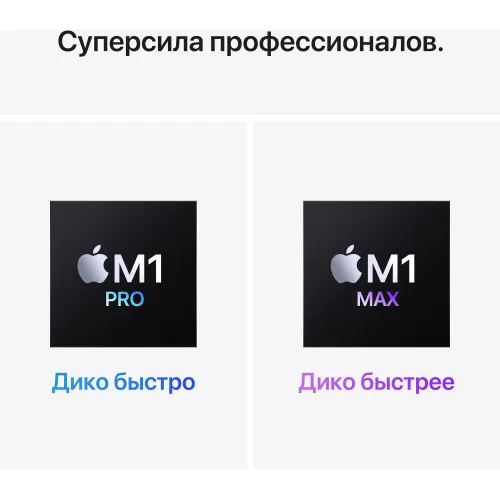 Ноутбук Apple MacBook Pro A2485 M1 Pro 10 core 16Gb SSD1Tb/16 core GPU 16.2" Liquid Retina XDR (3456x2234) macOS grey space WiFi BT Cam (MK193RU/A)