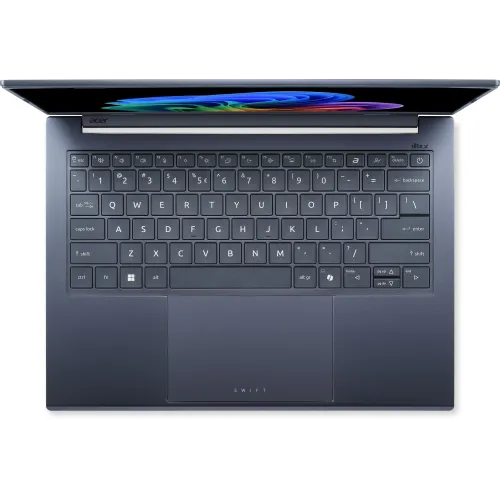 Ноутбук Acer Swift Go 14 AI SFG14-75-77RL Core Ultra 7 256V 16Gb SSD1Tb Intel Arc 140V 14" OLED WUXGA (1920x1200) без ОС blue WiFi BT Cam (NX.JNBCD.008)
