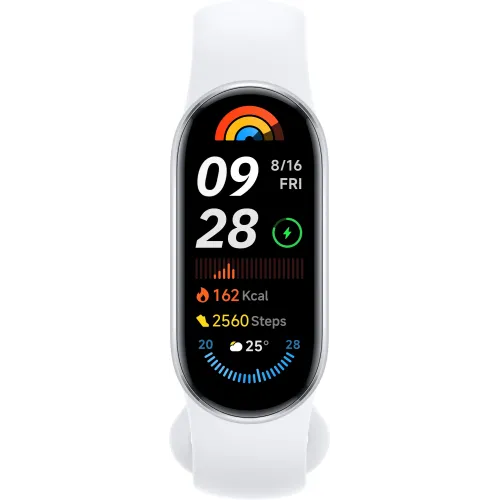 Фитнес-трекер Xiaomi Smart Band 9 AMOLED корп.:серебристый рем.:серебристый (BHR8340GL )