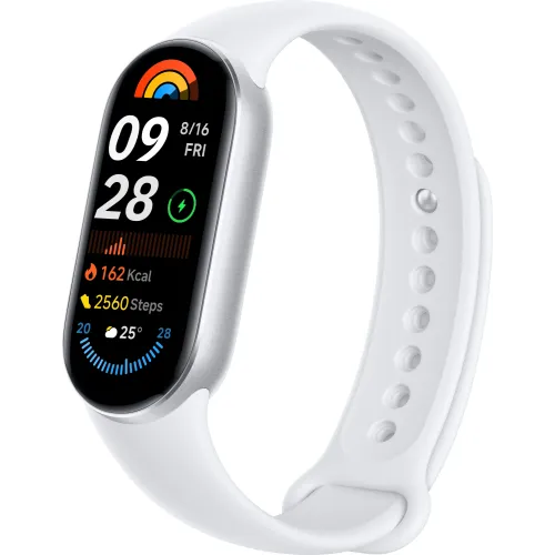 Фитнес-трекер Xiaomi Smart Band 9 AMOLED корп.:серебристый рем.:серебристый (BHR8340GL )
